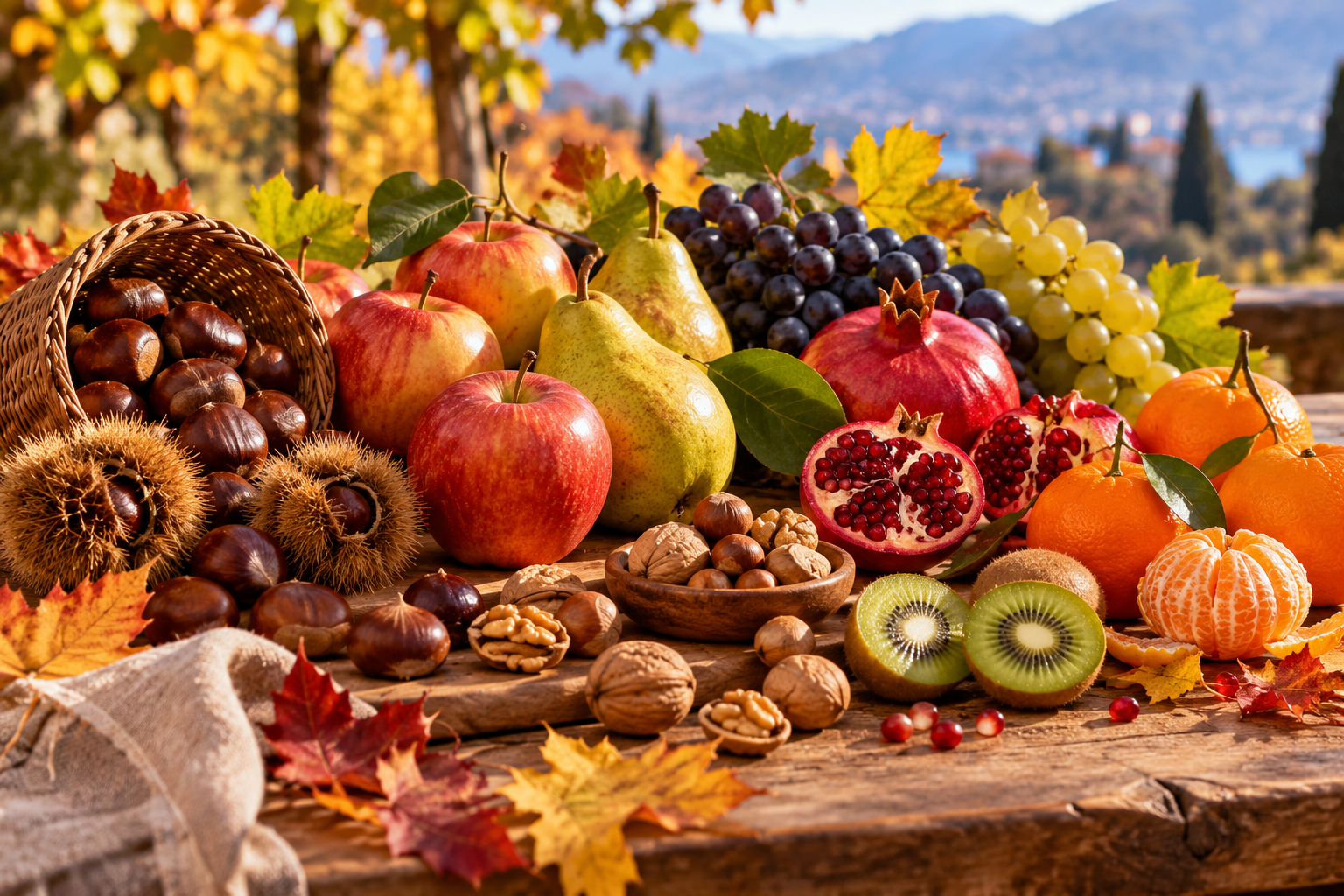 Autunno a tavola: i frutti di stagione che fanno bene alla salute
