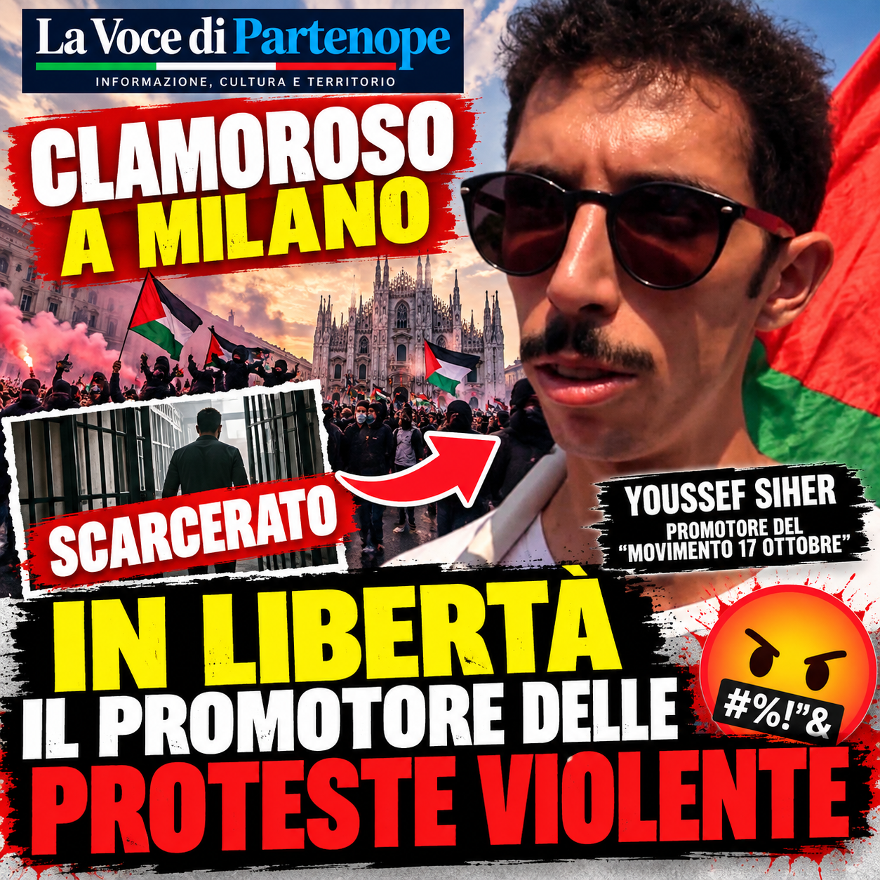 Clamoroso a Milano, scarcerato Youssef Siher: il giudice respinge le accuse alla base del fermo