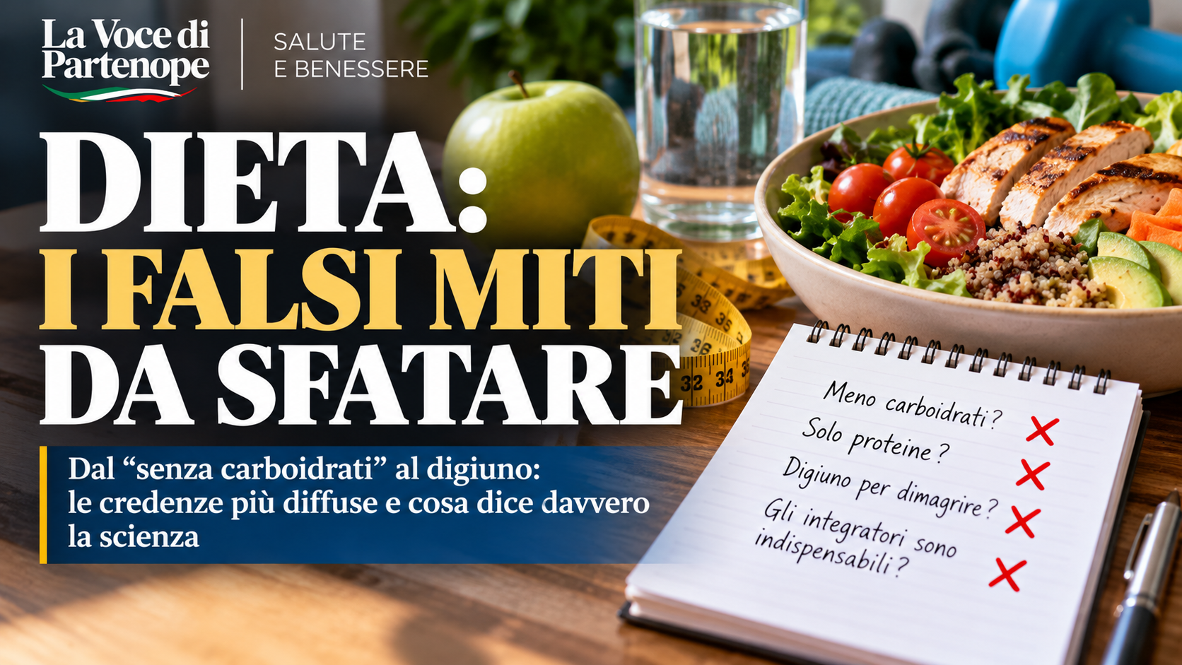 Dieta, i falsi miti da sfatare: dai carboidrati al digiuno, cosa dice davvero la scienza